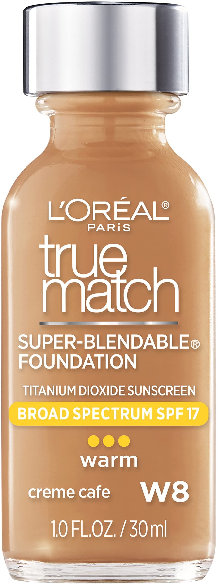 L'Oreal Paris True Match Super-Blendable Makeup W8 Crème Café