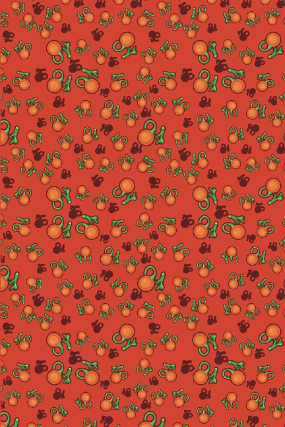 Falling Berries: Falling Cherries Journal 6x9 in (Nuts and berries)