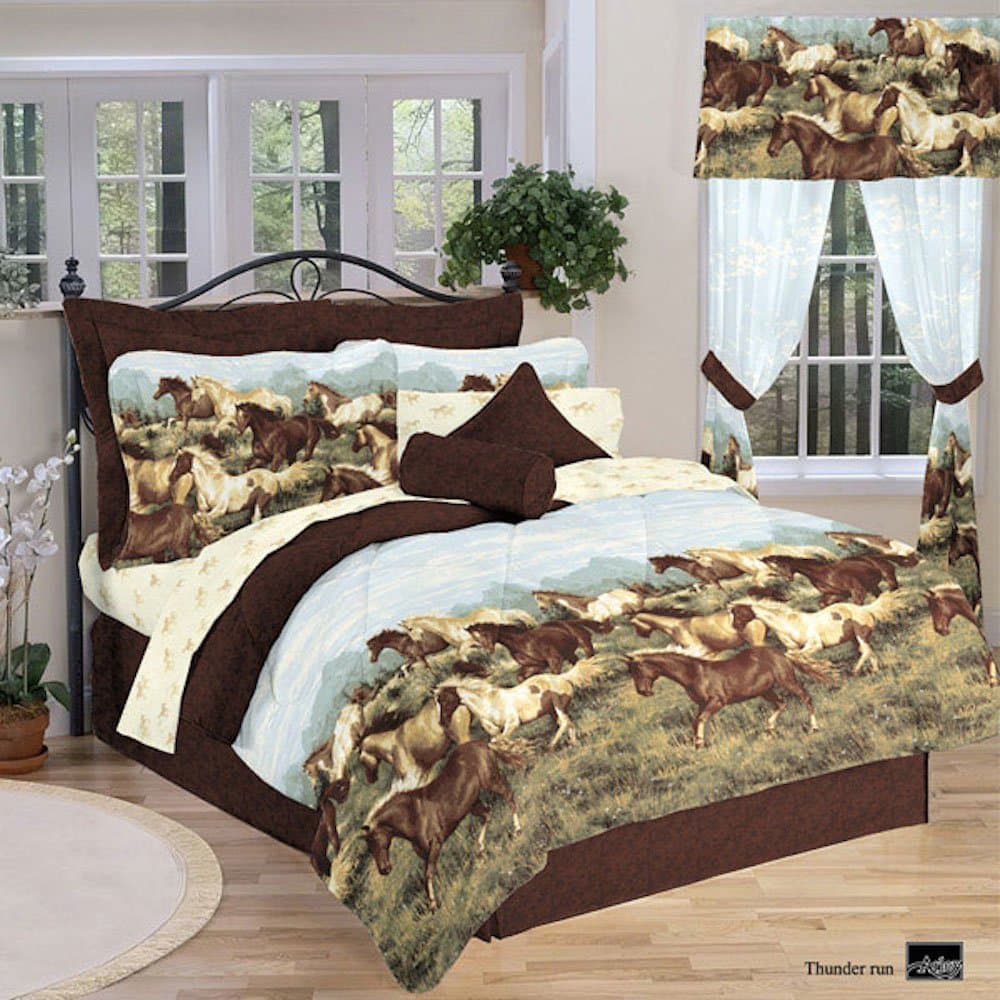 Thunder Run Horses Bed in a Bag Set, King