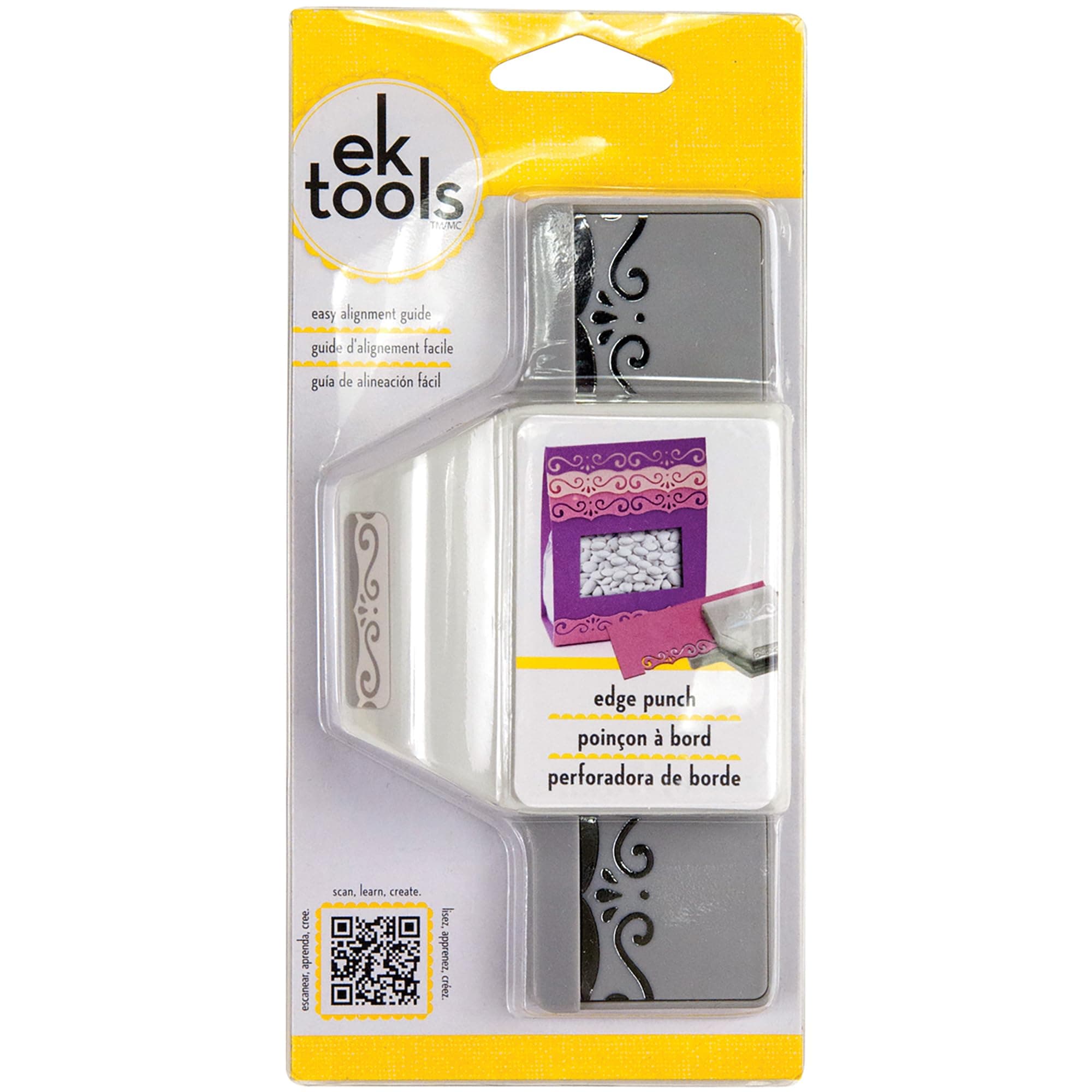 EK Success tools Edge Flourish Scroll Punch, New Package