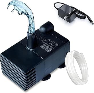 Automatic Small Sump Pump with Water Sensor, 5 FT Lift 55 GPH 115V/230V Mini Condensate Pump with Float Switch, Water Removal for Dehumidifier, Air Conditioner, Ice Maker, Basement, Auto On Off