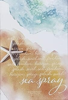 Heritage Scent Pouches – Perfect Sea Spray Fragrance - Deodorizer for Drawers, Closets, Cars and Bathrooms – Long-Lasting Fresh Scent Sachets (6-Pack)