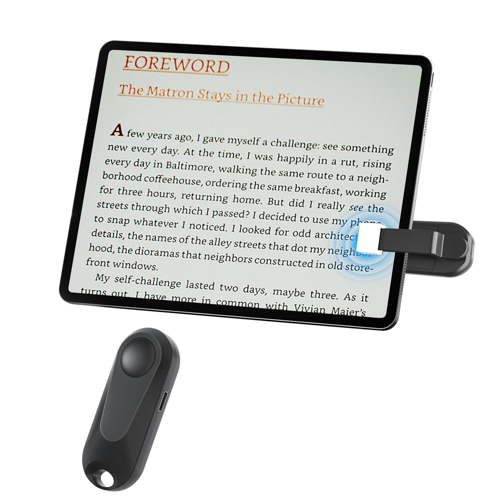 Tiny Silicone Cap Accessory for Fire HD 10 Tablet Page Turner Compatible with Locthal Remote Page Turner and Most Other Page Turner Cliker
