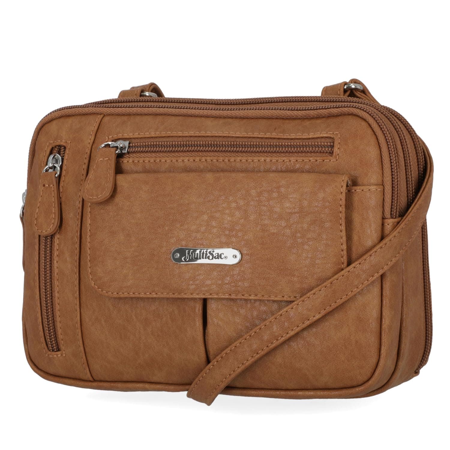Zippy Triple Compartment Crossbody Bag