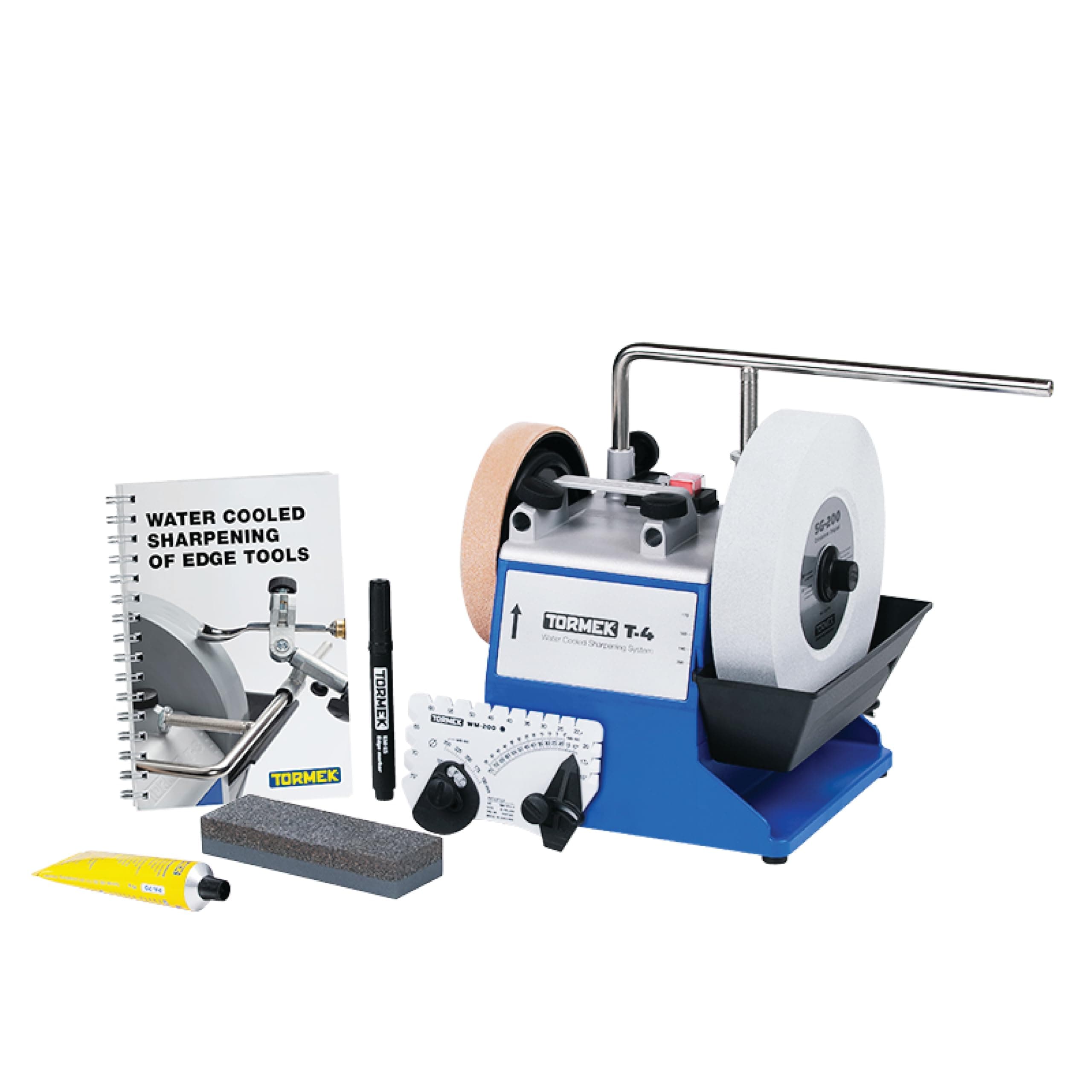Water Cooled Tool Sharpening System Tormek T4 with an 8-Inch Stone. A High Quality Tormek Sharpening System That’s also a Great Value.
