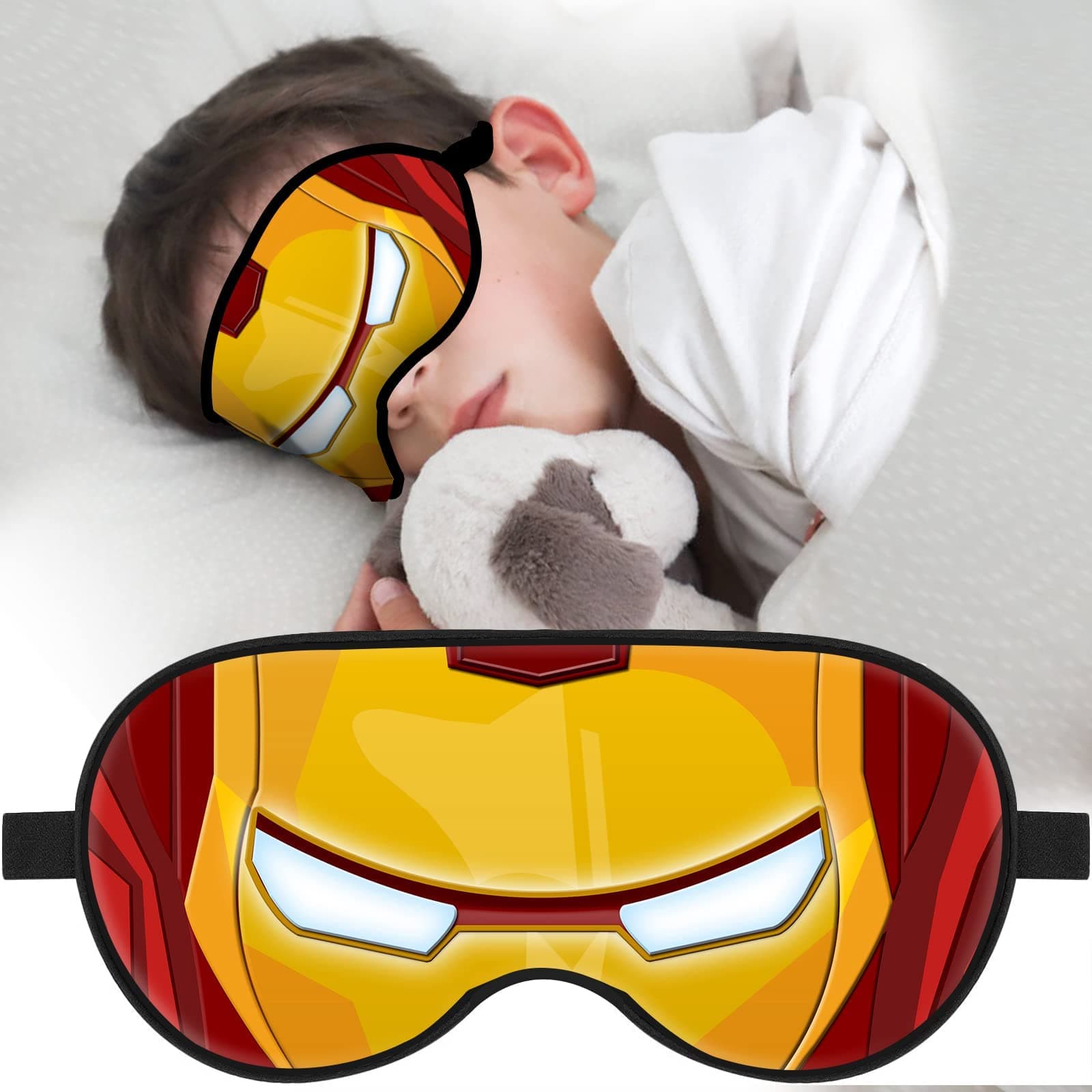 Sleep Mask for Kids Comfortable Eye Mask with Adjustable Strap for Kids Girls Women Men