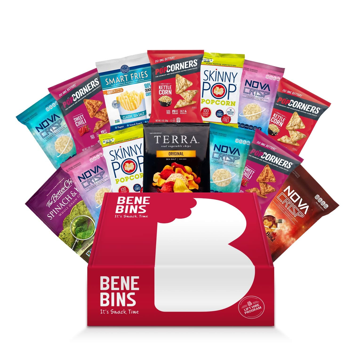 Healthy Snacks Gift Box Premium Care Package School Lunch Bundle 15 ct