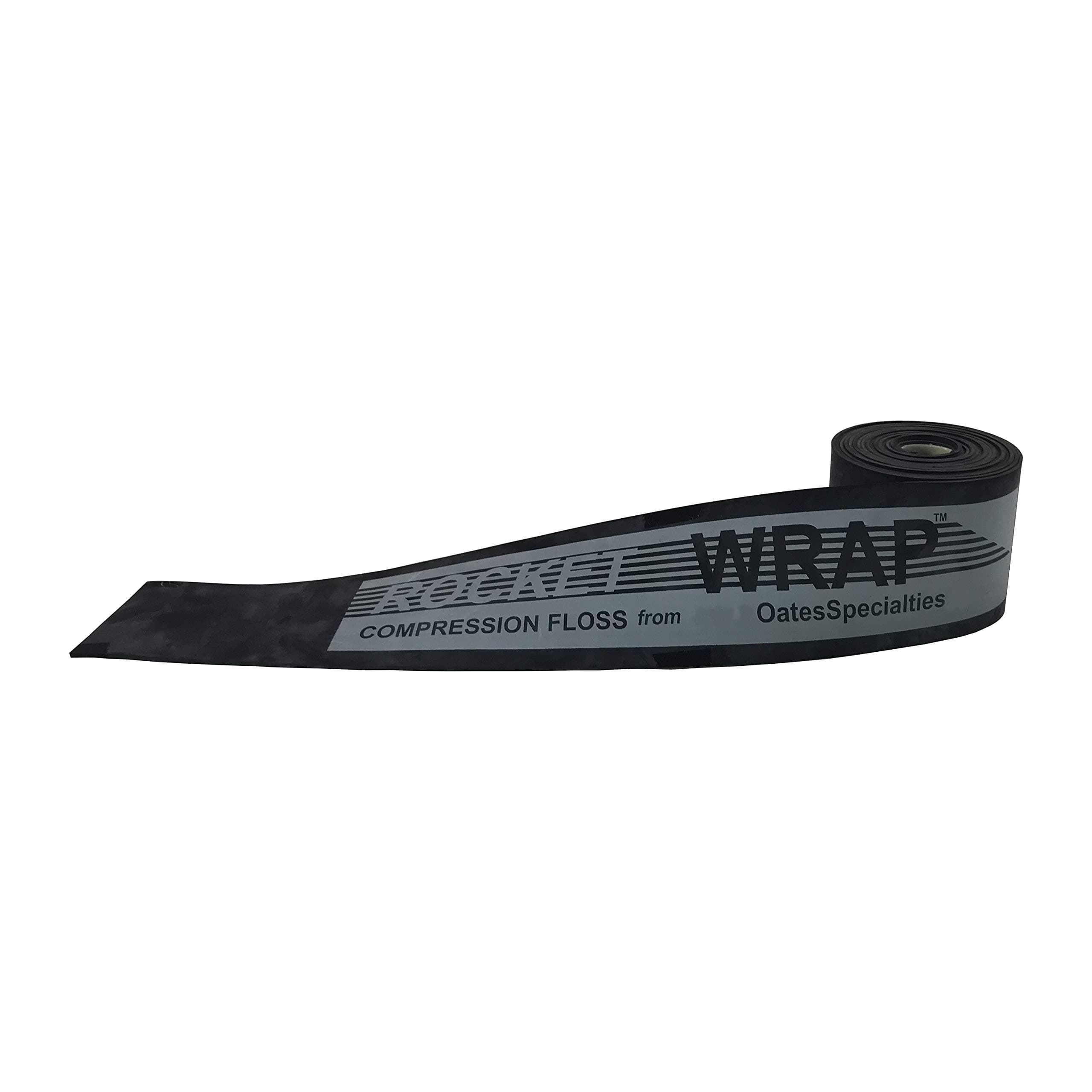 Tap Conditioning Rocket Wrap Compression Floss Band, Black 7 Foot