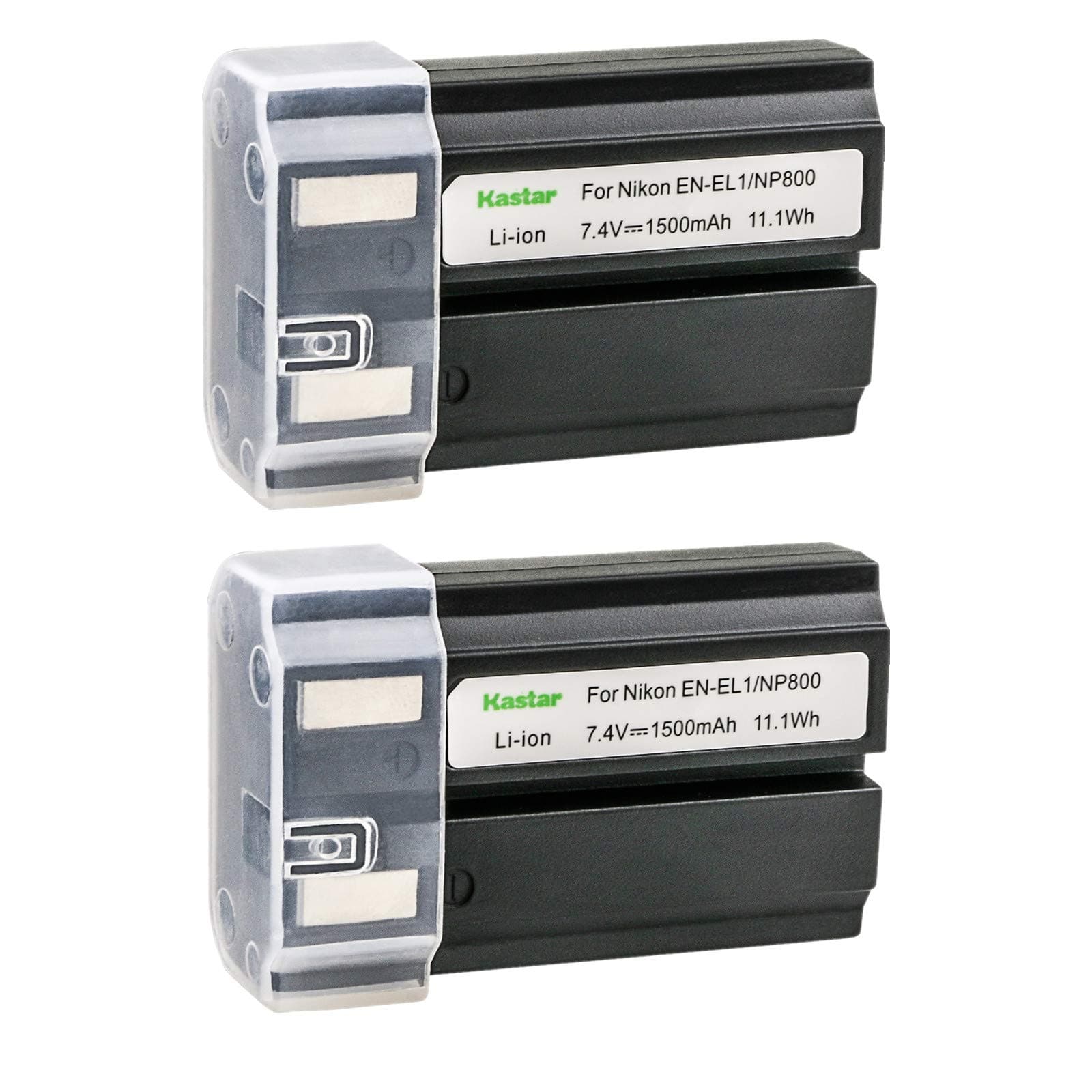 Kastar 2 Pack Replacement EN-EL1 Li-ion Battery for Coolpix S60 S80 S205 S200 S210 S220 S500 S510 S520 S570 S600 S700 S3000 S4000 S5100 Digital Cameras