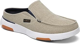 OrthoComfoot Men's Orthopedic Walking Shoes Loafers Slip On: Comfortable Casual Plantar Fasciitis Shoes Black, Outdoor Arch Support Relaxed Fit Shoes for Neuropathy Recovery Size 10