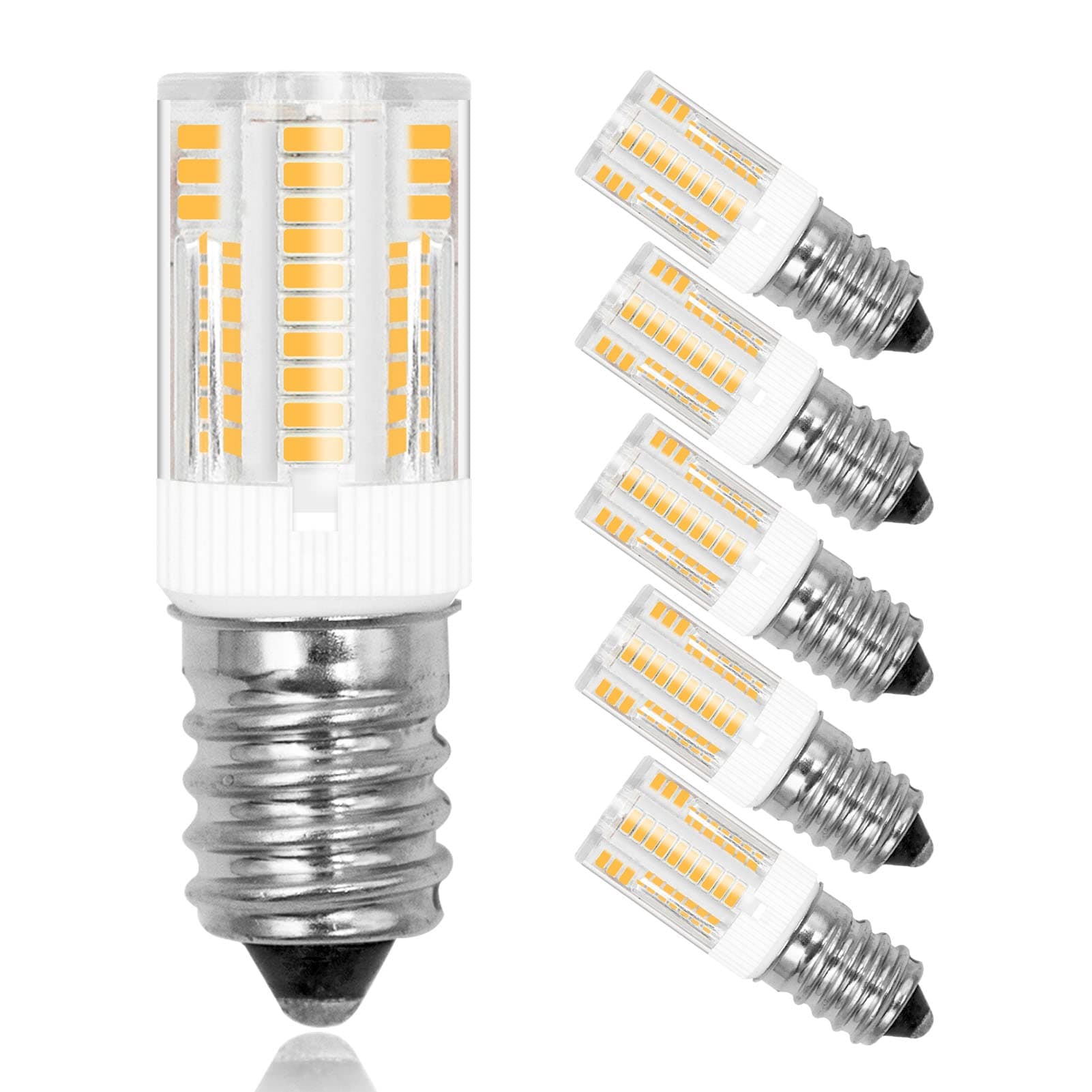 TZHILAN E14 LED Light Bulbs Home Decorative Lighting 2W Dimmable Warm White 2700K SES Small Edison Candelabra Screw Base 20W Equivalent Energy Saving LED Bulbs Pack of 5 [Energy Class G]