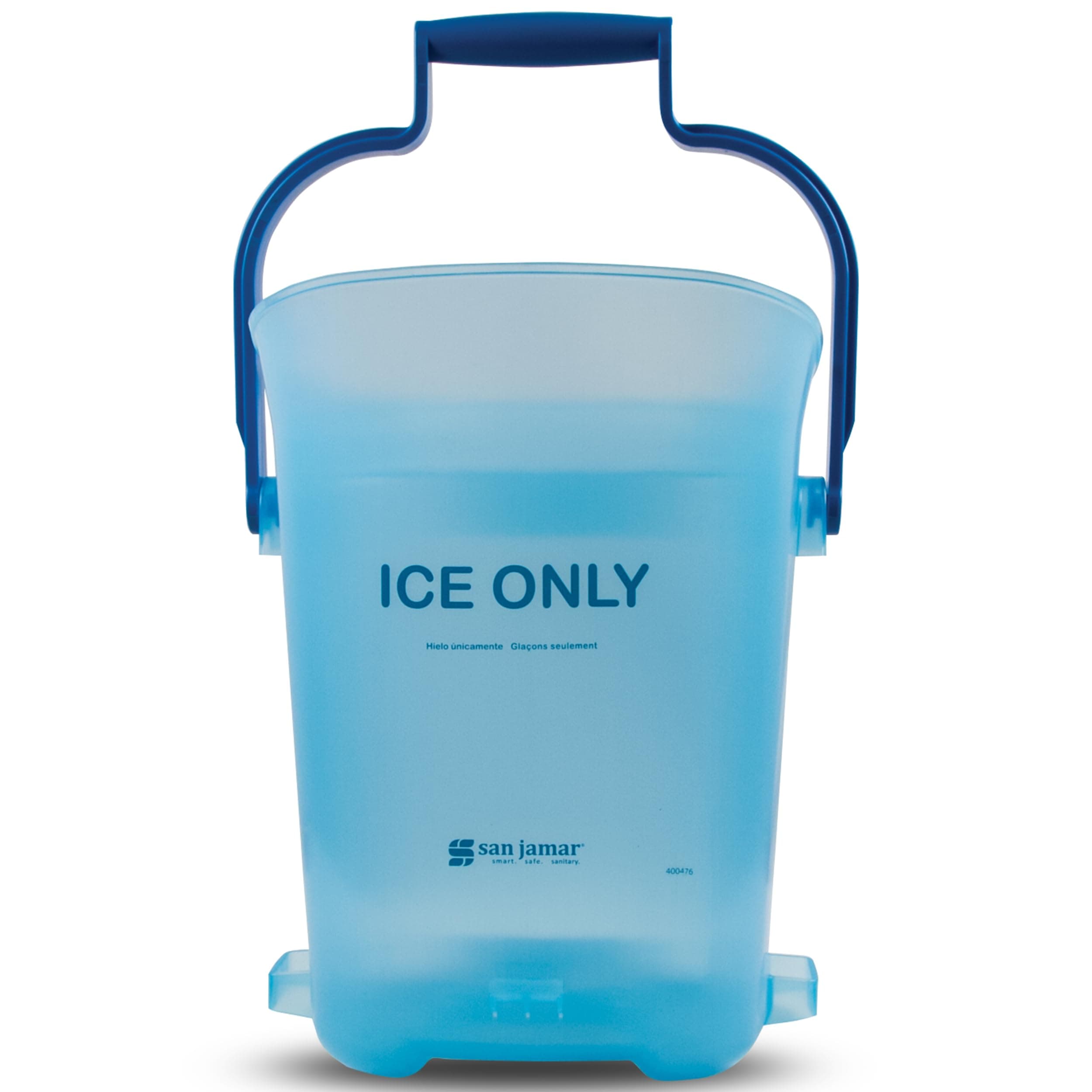 Plastic Light Duty Ice Tote, 6 Gallons, Blue