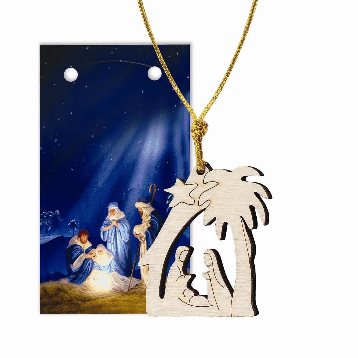 Crib Nativity Mini Set. Nativity for a Christmas Tree. Nativity Set. Christmas Christmas Nativity