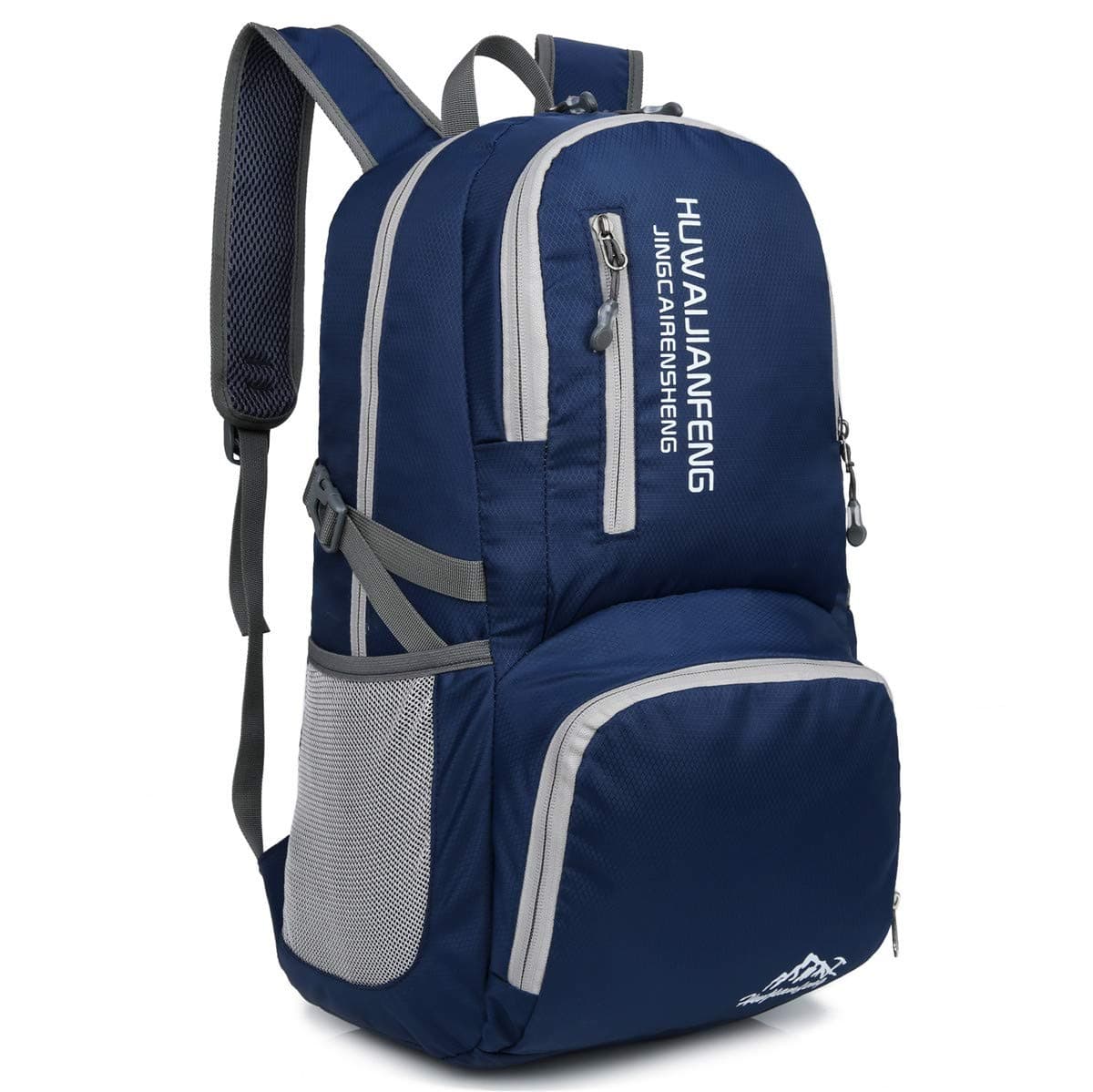 Navy Blue Foldable Backpack