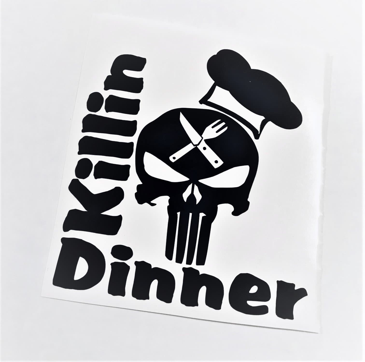 Punisher Killin Dinner | Instant Pot Black Vinyl Decal