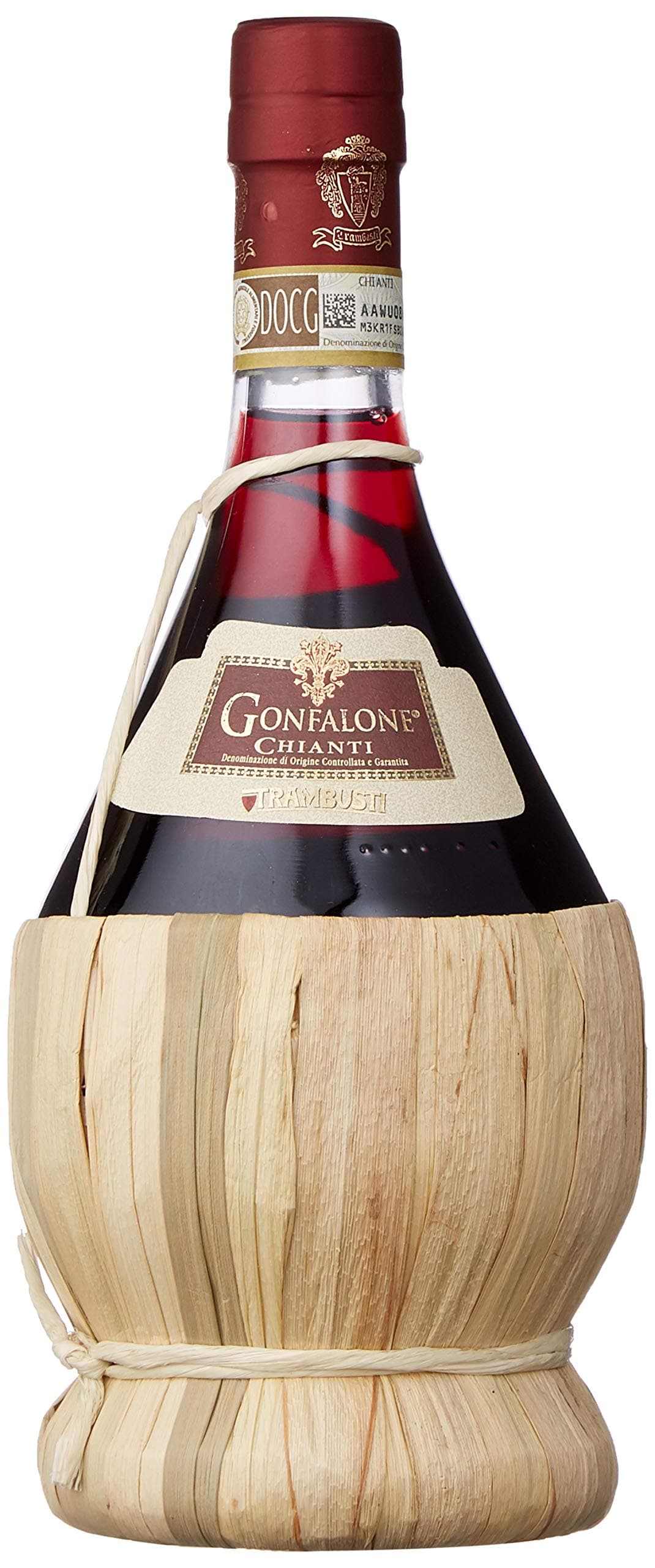 Trambusti Gonfalone Chianti DOCG Flask 2017/2018 Red Wine 75 cl (Case of 3)