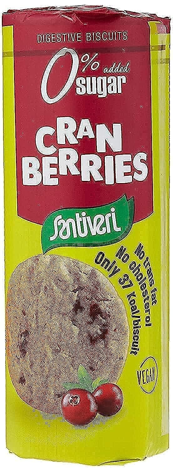 Santiveri Digestive Biscuits With Cranberries 190 G