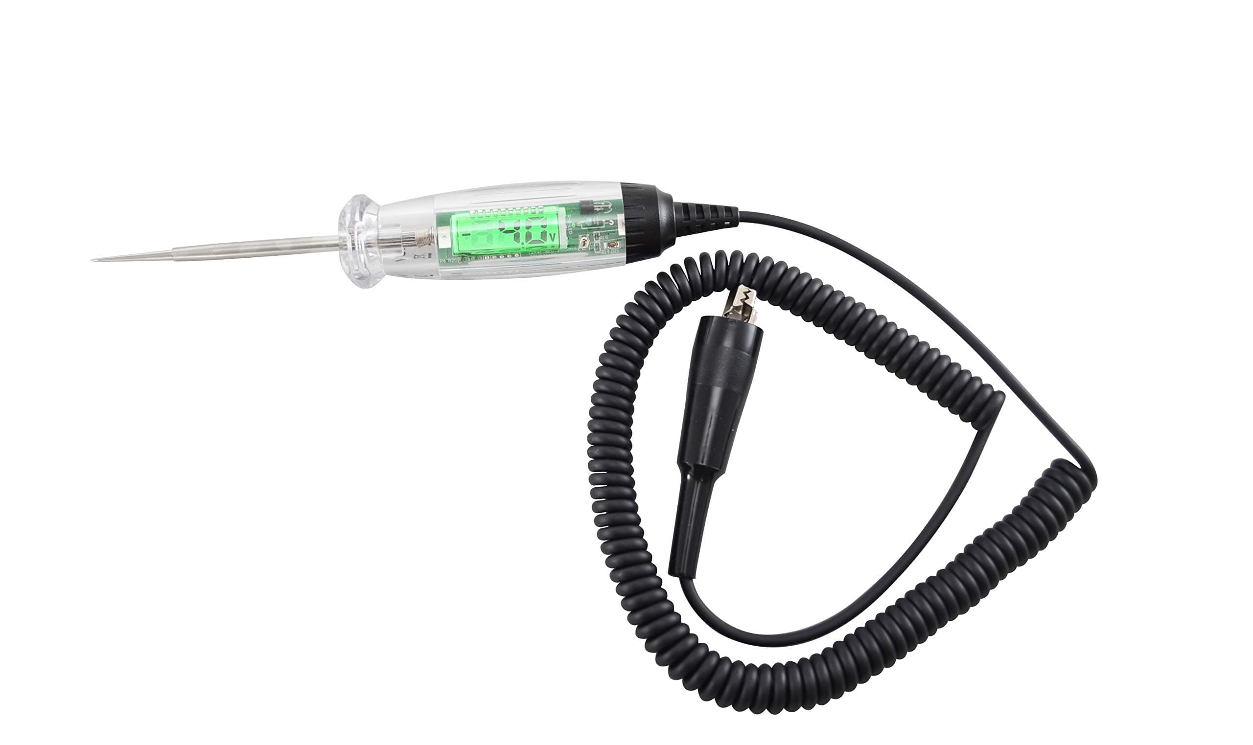 Astro Pneumatic Tool 7767 Digital LCD Wide Range Positive and Ground Circuit Tester - 3.5 - 60V,Green, Red