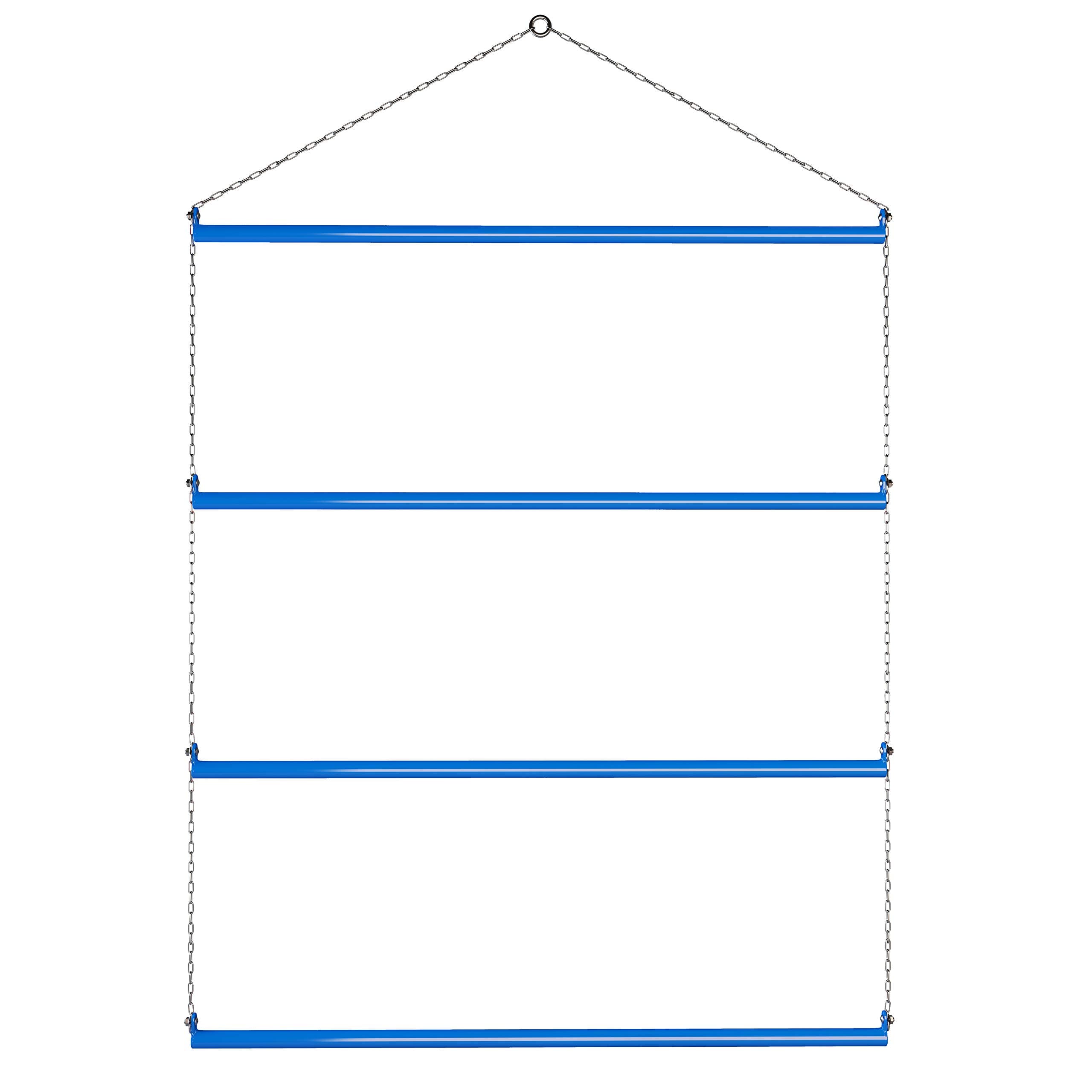Blanket Rack 33" (Blue). Available in Black, Blue, Red & Pink. Suitable for Horse Blankets, Saddle Blankets, Pads & Towels. Extra Long for Western Saddle Blankets and Horse Blankets.