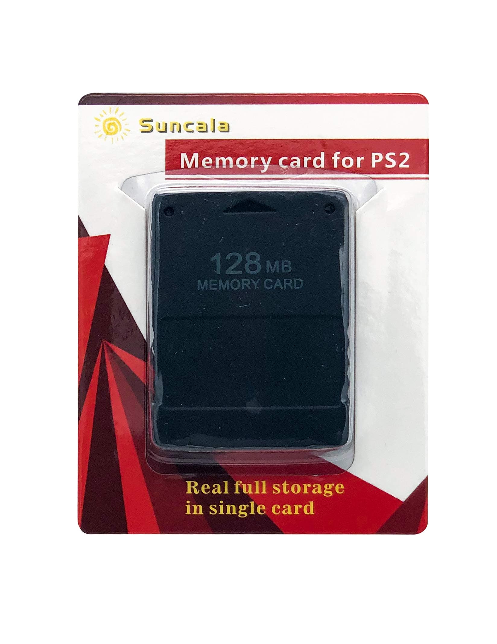 Suncala 128MB Memory Card for PlayStation 2, High Speed Memory Card for Sony PS2