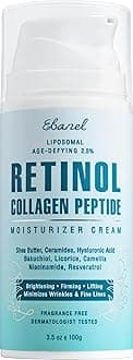 Retinol Cream for Face 3.5 oz, Moisturizer with Collagen, Peptides, Ceramides, Hyaluronic Acid, Vitamin C & B5, Firming Anti Aging Face Cream for Wrinkles, Fine Lines, Dark Spots, Day & Night