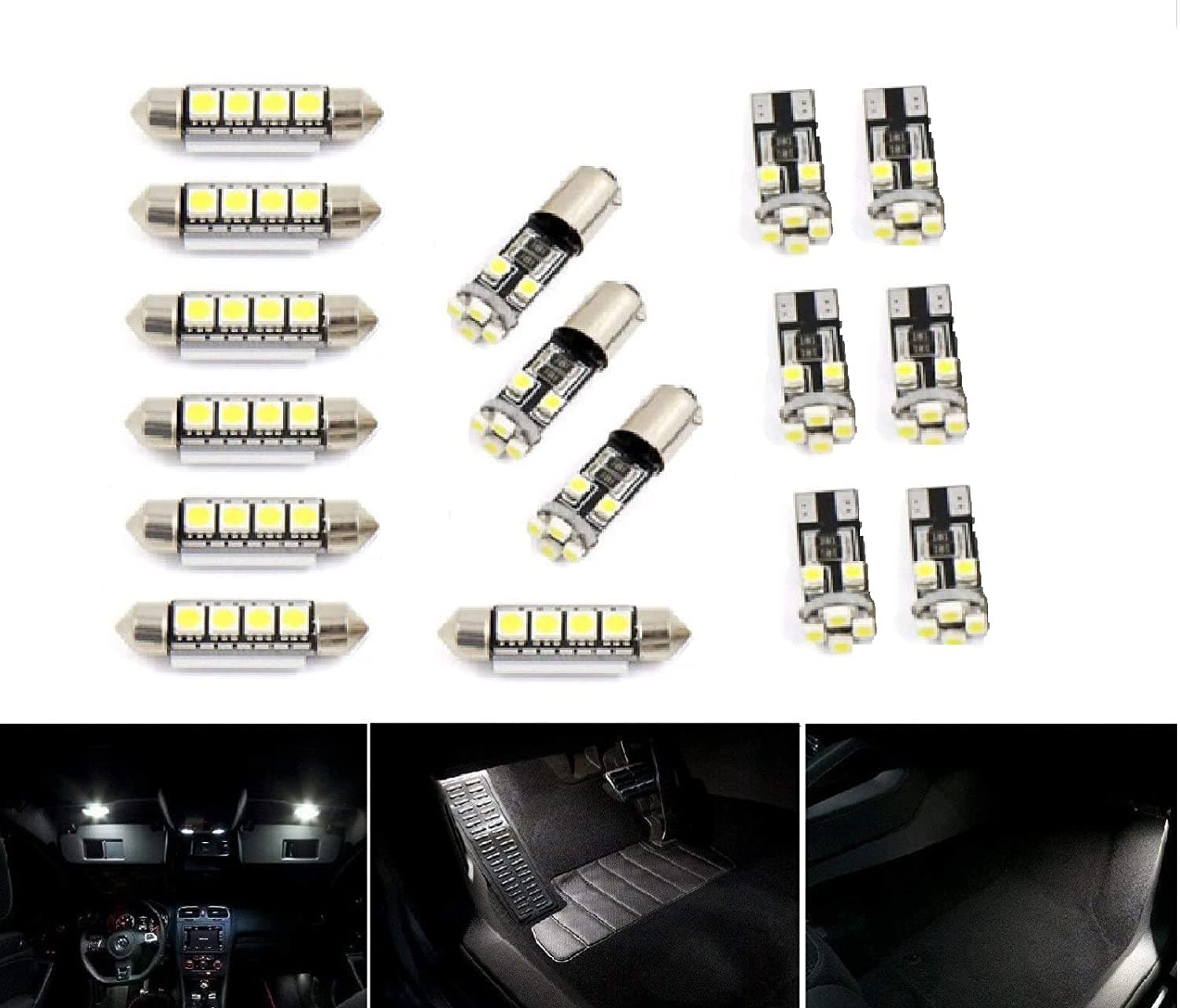 Tall Elephant - PREMIUM C CLASS W204 INTERIOR FULL WHITE BULBS LIGHT KIT SET