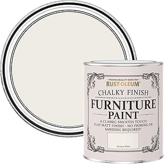 Off White Upcycled Furniture Paint in Chalky Finish - Antique White 750ml