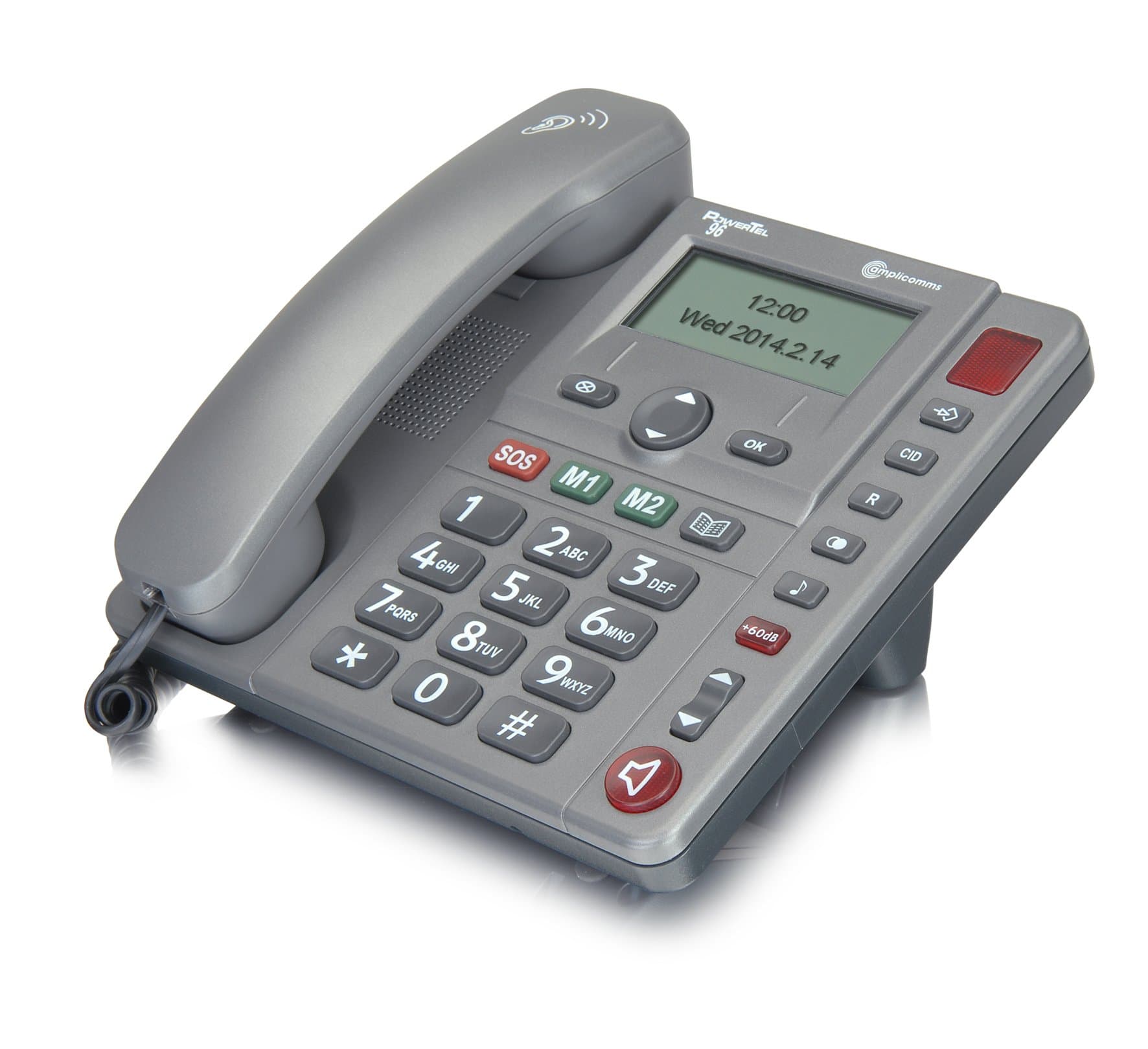 amplicomms Power TEL 96 (Hands Free Functionality, Elderly Friendly Phone)