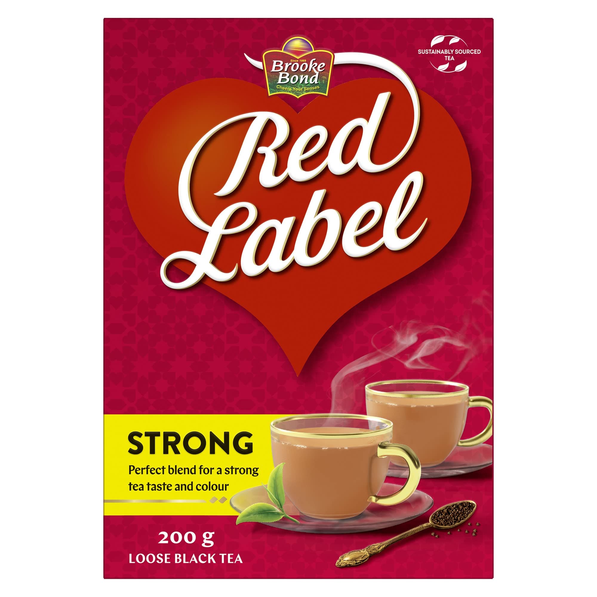 Brooke Bond Red Label Black Loose Tea, 200G
