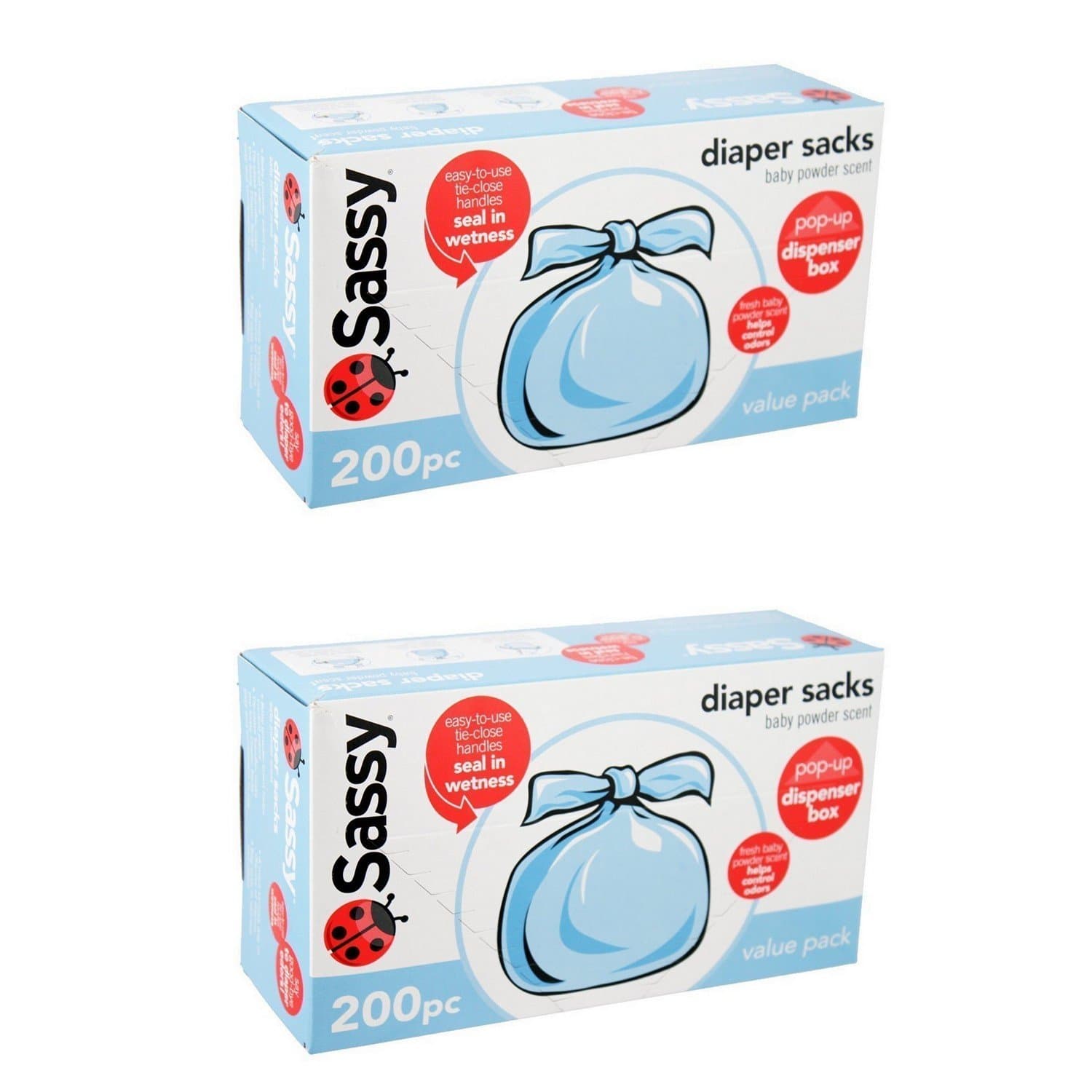 SassyBaby Disposable Diaper Sacks (400)