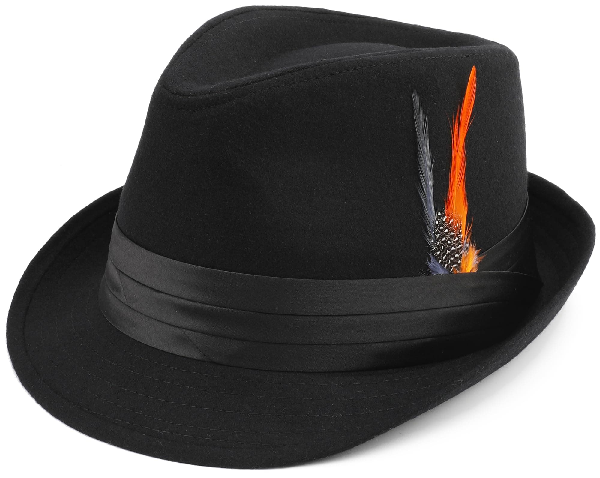 Classic Unisex Trilby Fedora Hat
