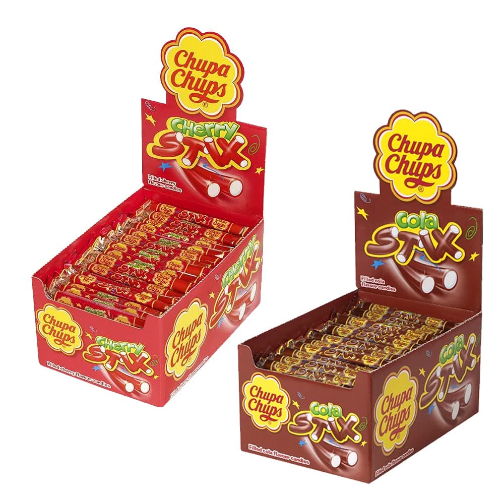 STIX MULTIPACK 10g, 150 PIECES FULL BOX - (CHERRY, COLA)