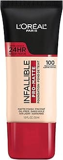 L’Oréal Paris L'Oreal Makeup Infallible Pro-Matte Liquid Longwear Foundation, True Alabaster 100, 1 fl; oz.