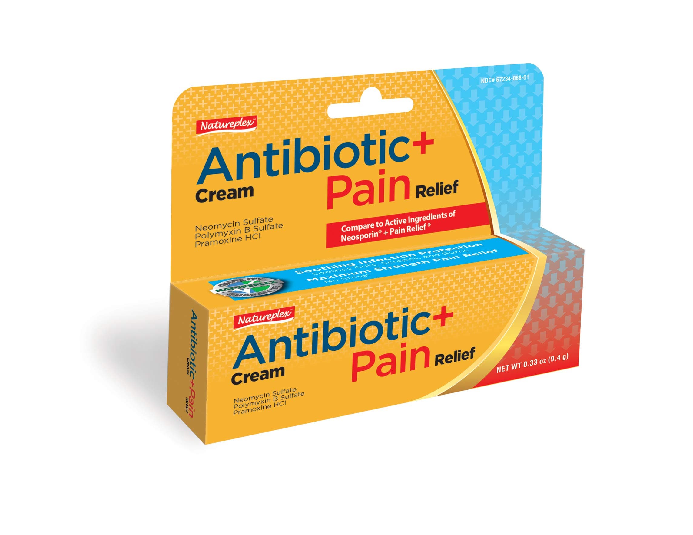 Antibiotic Cream + Pain Relief 12 Pack