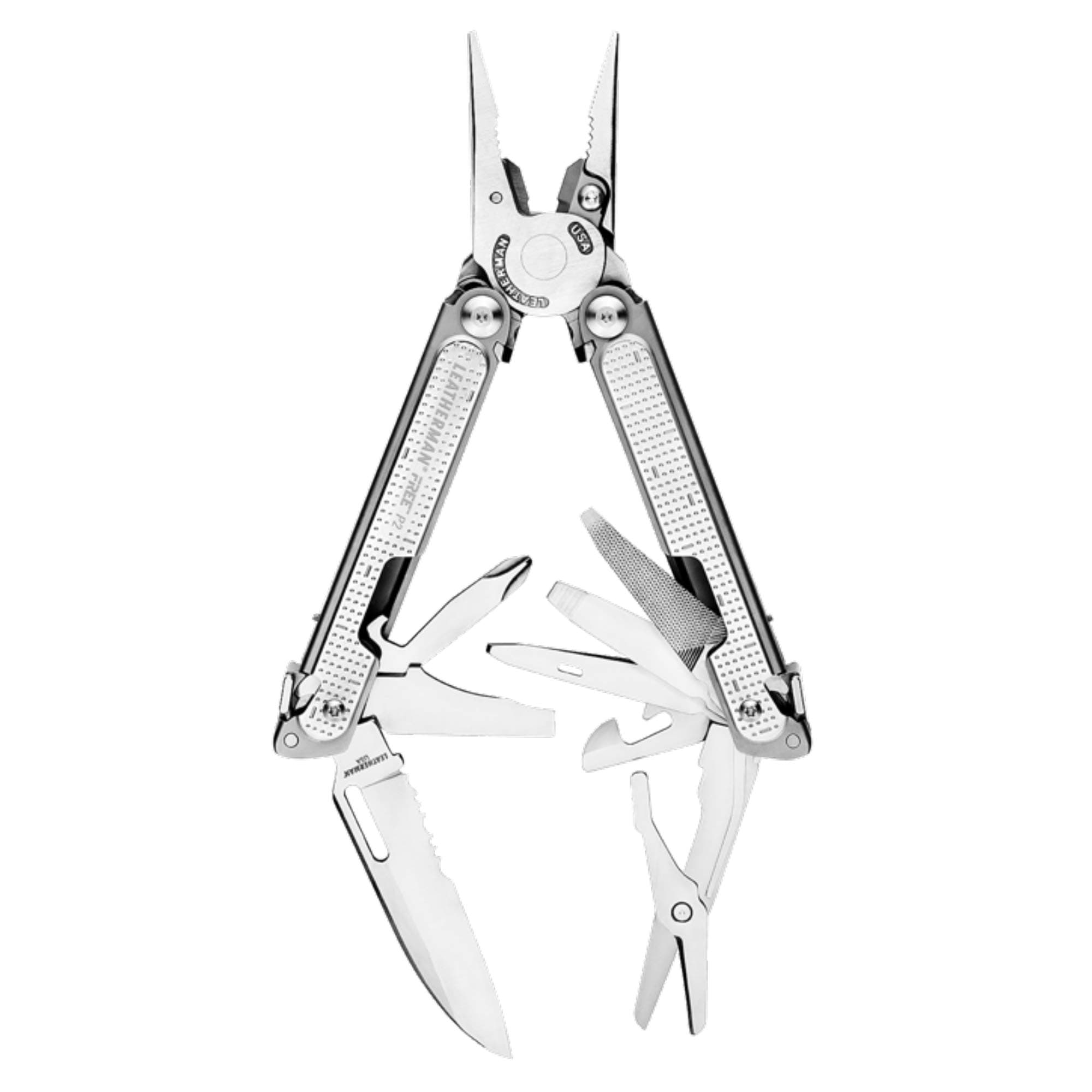 FREE P2 Multitool with Magnetic Locking, One Size Hand Accessible Tools and Premium Nylon Sheath