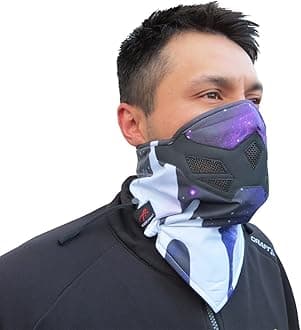 Half Face Mask for Cold Winter Weather. Use This Half Balaclava for Snowboarding, Ski, Motorcycle. (Many Colors)