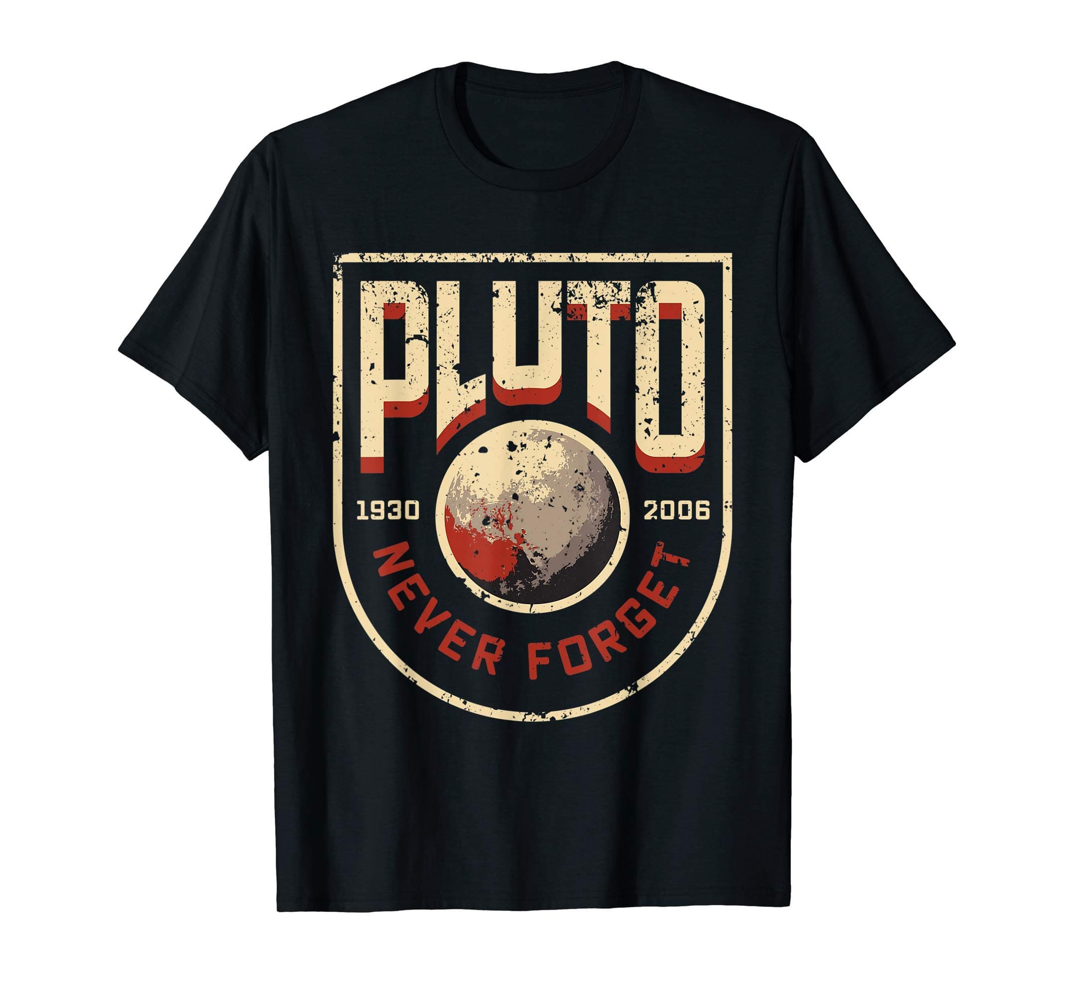 Pluto Shirt, Pluto Never Forget Shirt, Funny Retro Science T-Shirt