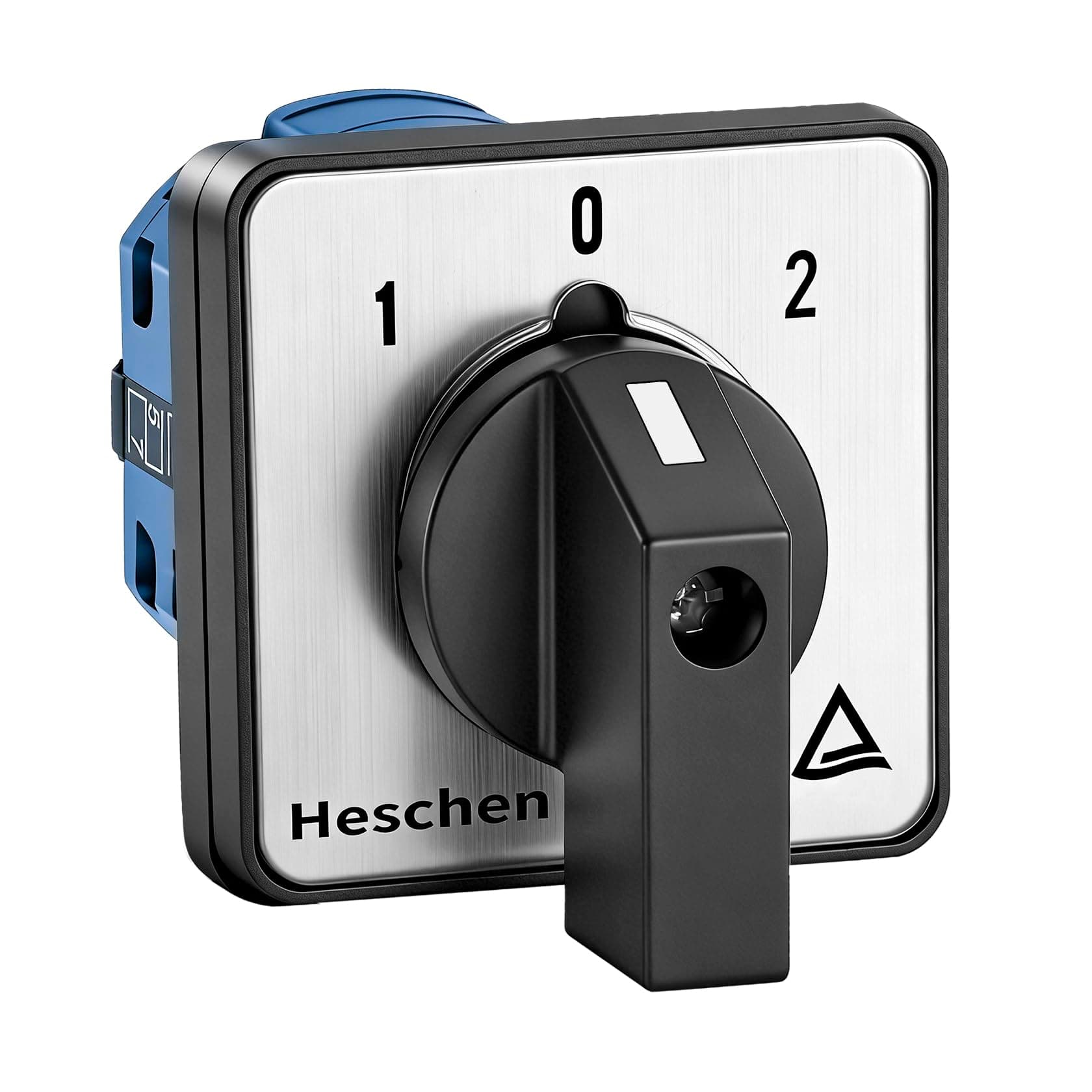 Heschen Universal Rotary Cam Selector Changeover Switch SZW26-20/D202.2 660V 20A ON-Off-ON 3 Position 2 Phase 8 Terminals CE