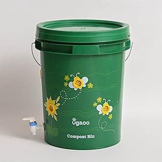 Ugaoo Home Compost Bin to Convert Kitchen Waste Into Fertilizer, 20 Litre (Set Of 1)