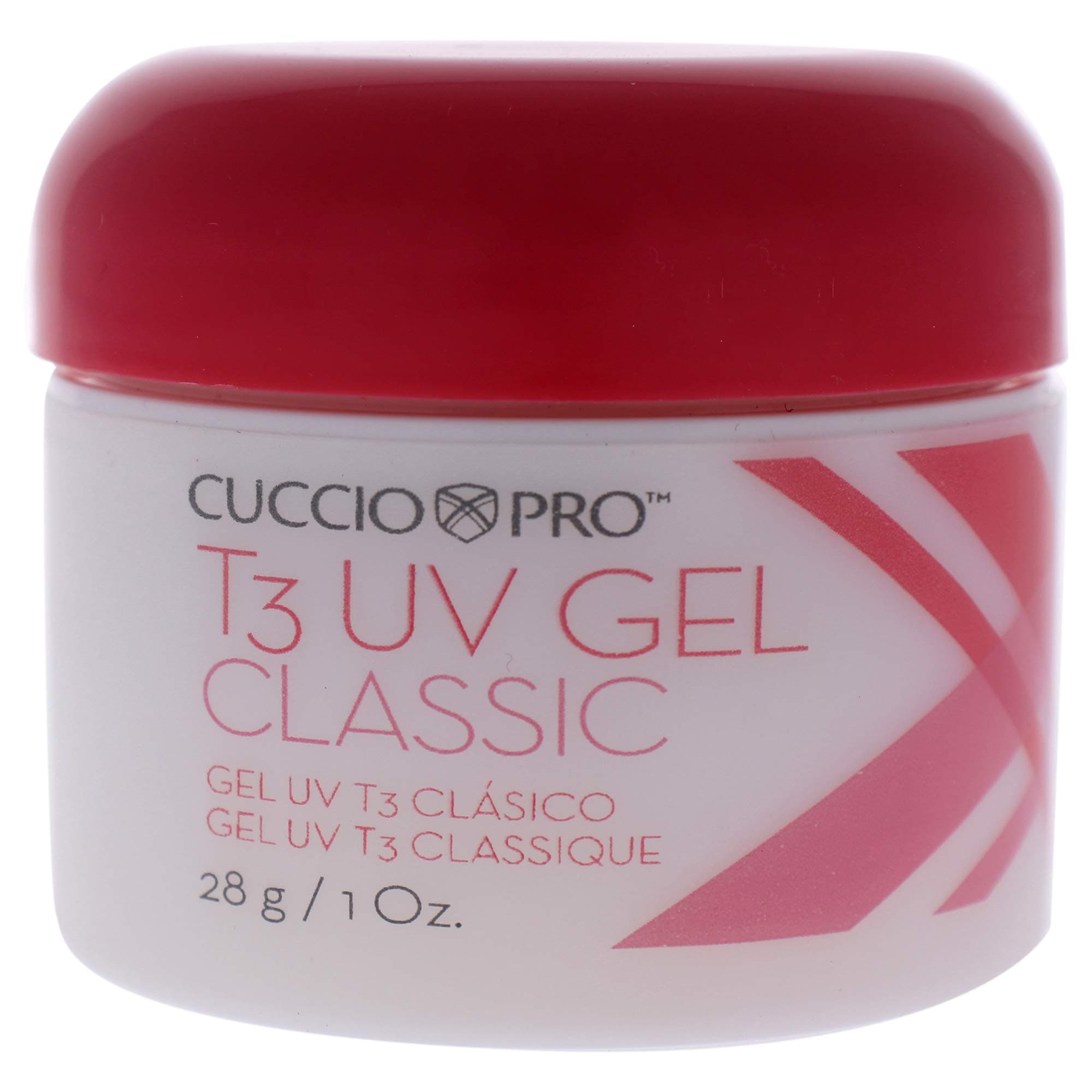 Pro T3 UV Gel Classic - Easy Application - Strength And Durability - High Shine And Odor Free - Maintains Natural Nail Thickness - Optimal For Short Nail Beds - Pink - 1 Oz Nail Gel