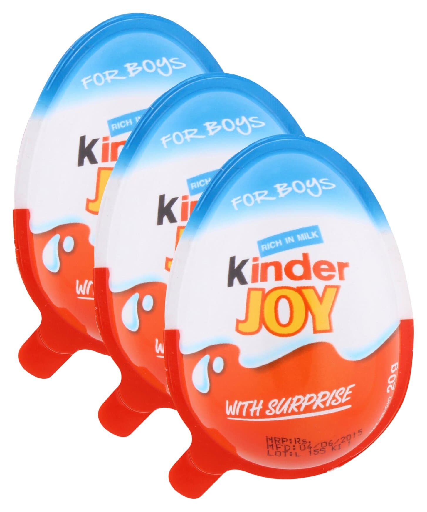 Kinder Joy Big Bazaar Combo for Boys, 20g (Pack of 3) Promo Pack
