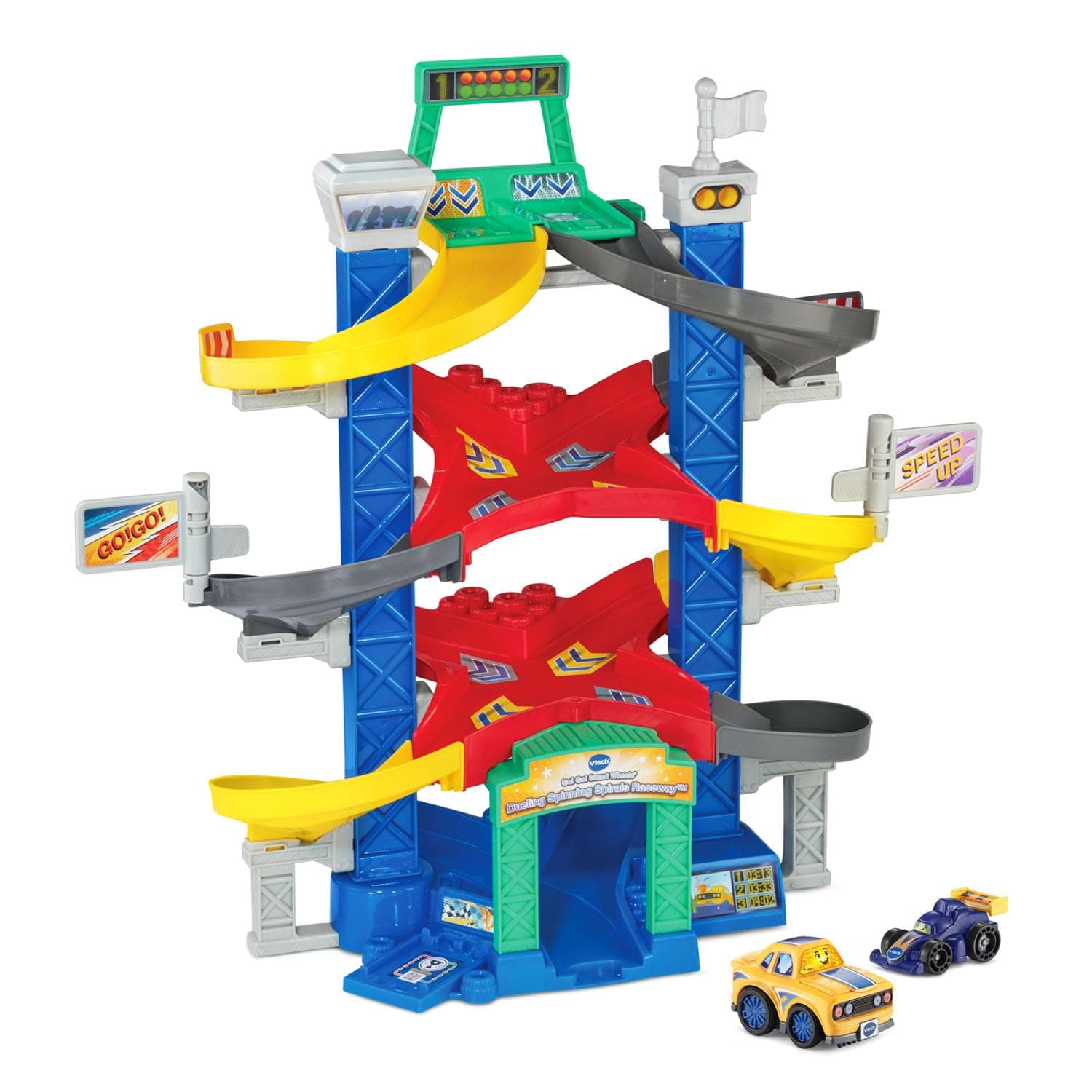 Go! Go! Smart Wheels Dueling Spinning Spirals Raceway Playset