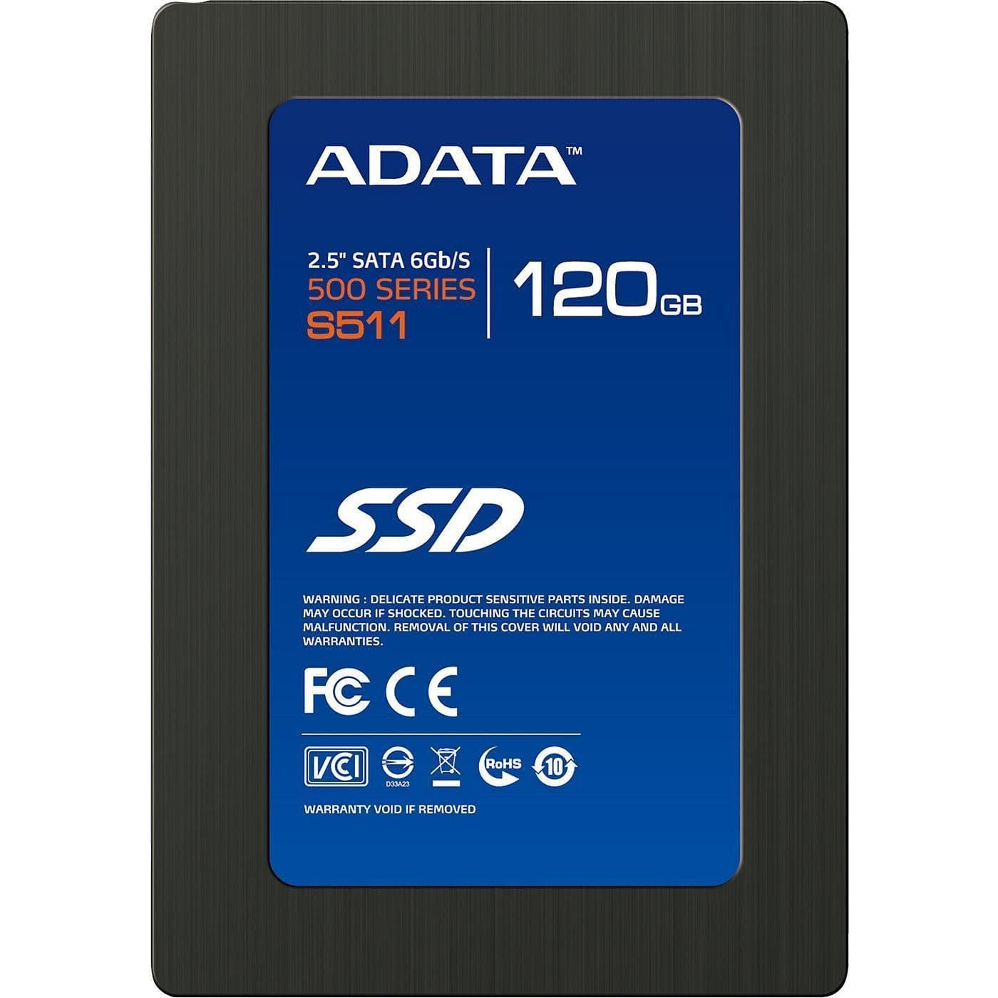 ADATA S511 120 GB SATA III SandForce 6 GB/Sec 2.5-Inch Solid State Drive AS511S3-120GM-C