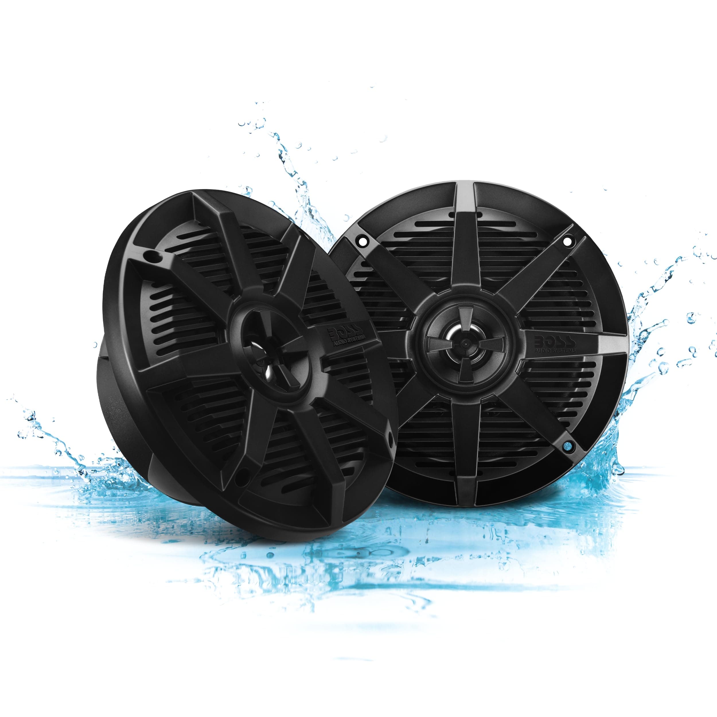 Boss Audio 6.5 in. 2-Way Full-Range Marine Speakers in Black