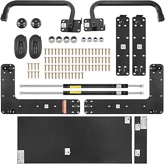 VEVOR Murphy Bed Kit, Queen Size, Deluxe DIY Wall Bed Mechanical Hardware Kit, Pneumatic Lever Heavy Duty Bed Frame Support, Folding Cabinet Wall Bed Space Saving Design for Guestroom, Easy to Build