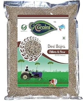 Organic Bajra Whole Grains (10 Kg)| Whole Grains For Eating And Cooking | Premium Grains/Gehu | By G7 GRAINS