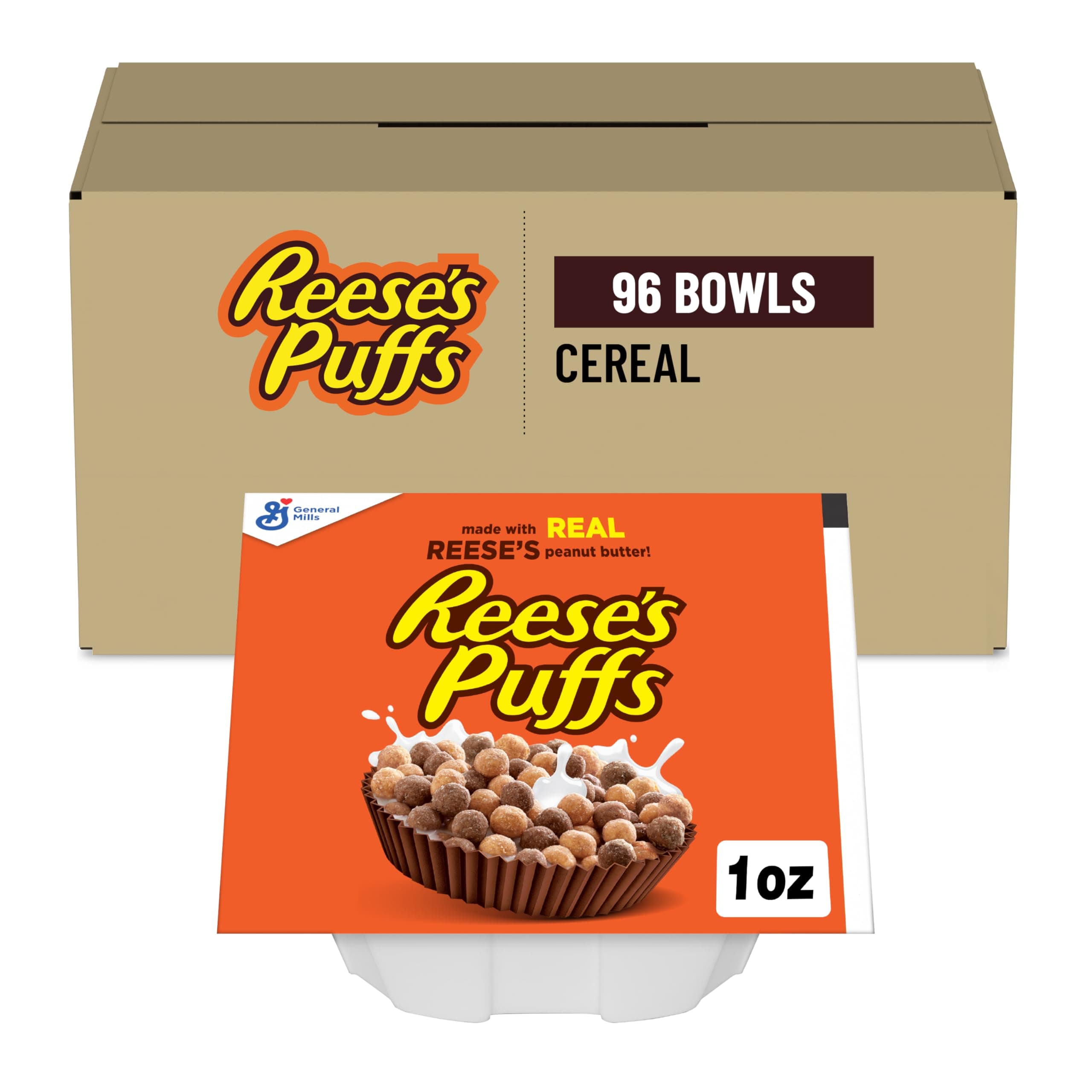 Puffs Cereal, 1 Oz (Pack of 96)