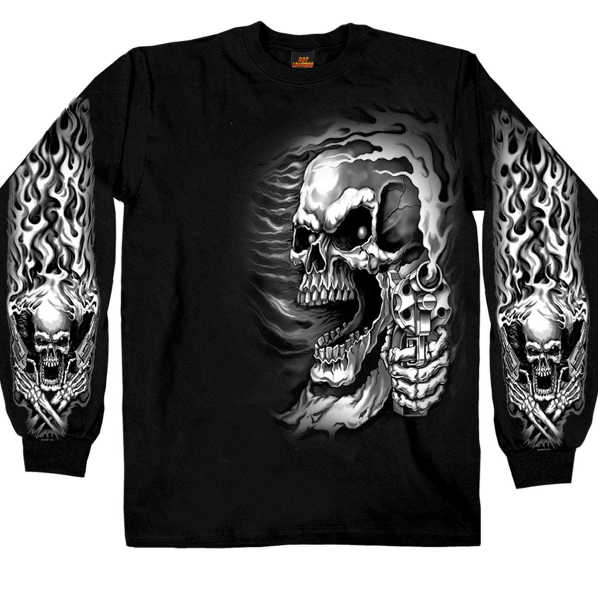 Black Assassin Double Sided Long Sleeve T-Shirt