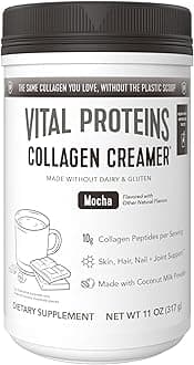 Vital Proteins Collagen Peptides Powder - Mocha Coffee Creamer for Hair, Skin & Nails Support, 11 Oz