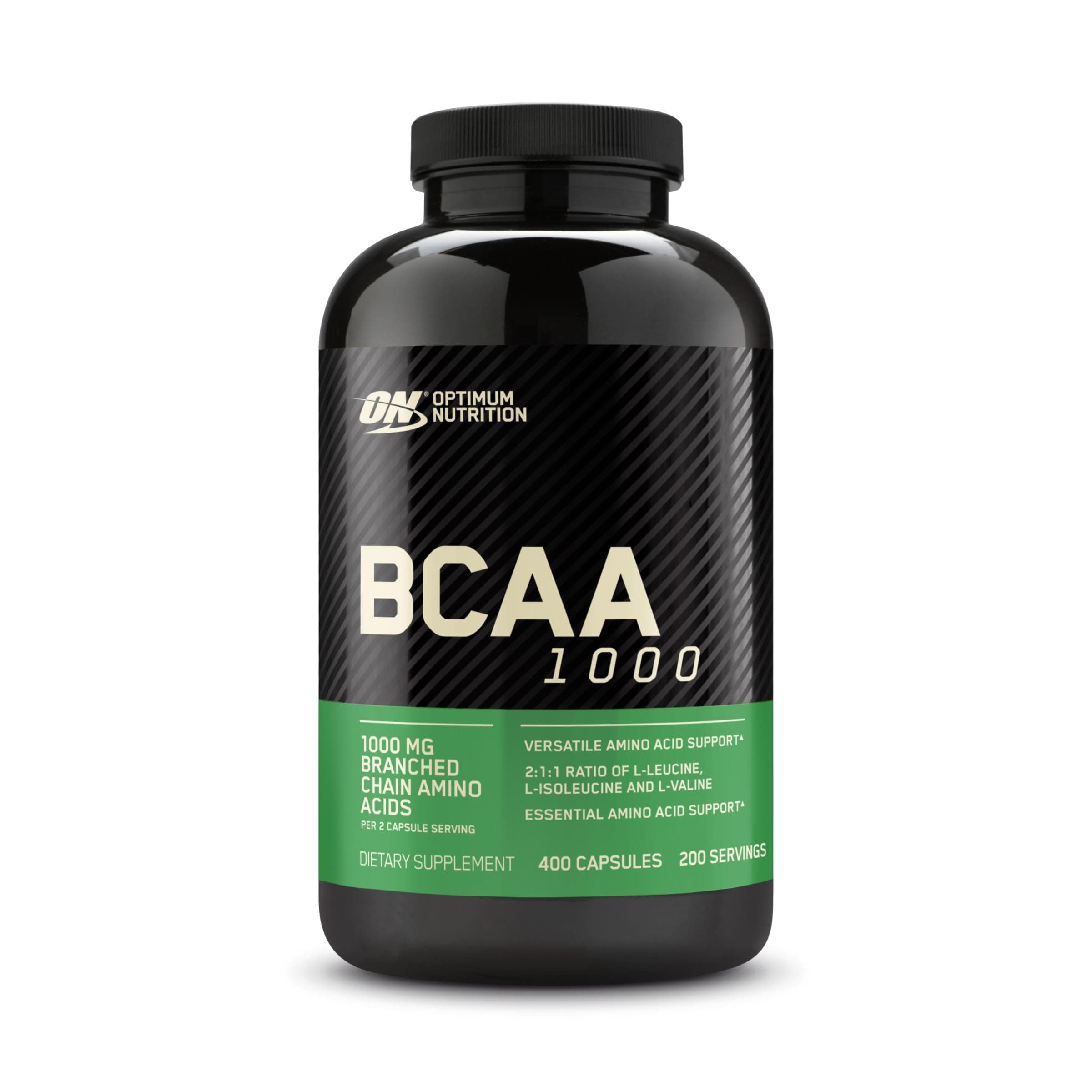 Instantized BCAA Capsules, Keto Friendly Branched Chain Essential Amino Acids, 1000mg, 400 Count